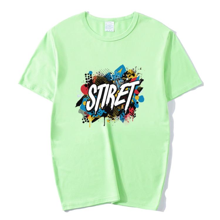 Round Neck Modal Short Sleeve T-shirt Custom Made Print Your Demand, Size: XL, XL