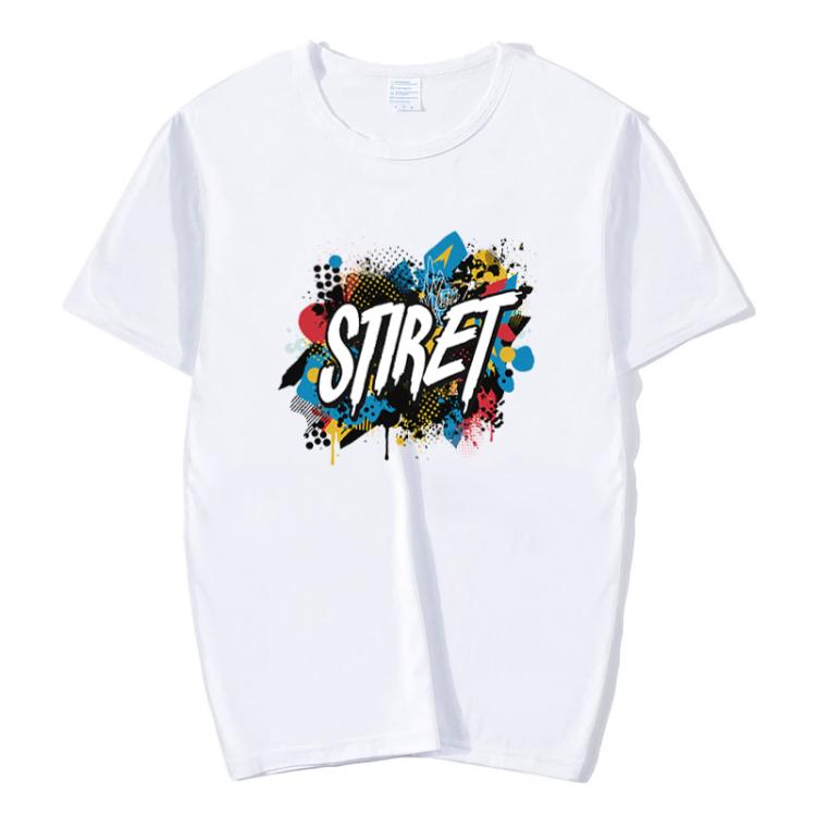 Round Neck Modal Short Sleeve T-shirt Custom Made Print Your Demand, Size: XL, XL