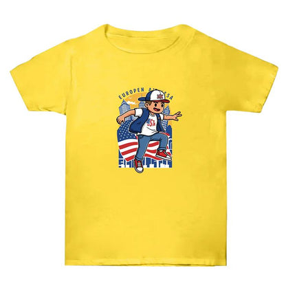 Summer Baggy Cotton Short Sleeve T-shirt Custom Made Print On Your Demand, Size: S, S, POD T-shirt, POD T-Shirt, S