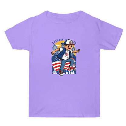 Summer Baggy Cotton Short Sleeve T-shirt Custom Made Print On Your Demand, Size: XL, XL, POD T-Shirt, XL