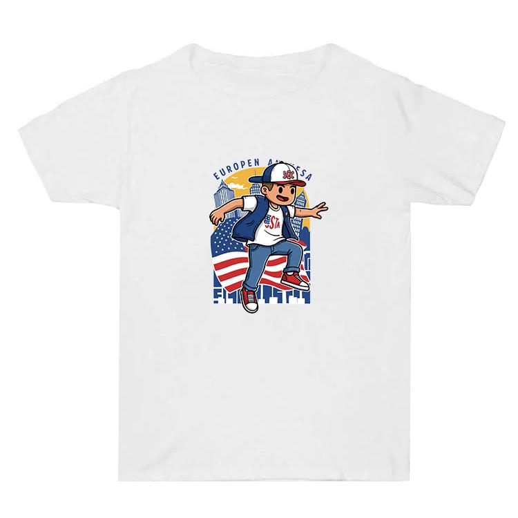 Summer Baggy Cotton Short Sleeve T-shirt Custom Made Print On Your Demand, Size: XXL, XXL, POD T-Shirt, XXL