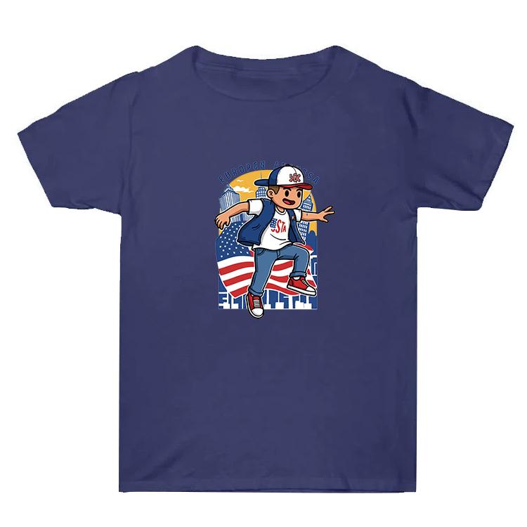 Summer Baggy Cotton Short Sleeve T-shirt Custom Made Print On Your Demand, Size: XXL, XXL, POD T-Shirt, XXL