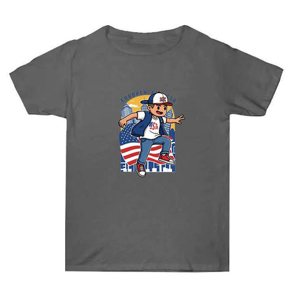 Summer Baggy Cotton Short Sleeve T-shirt Custom Made Print On Your Demand, Size: XXL, XXL, POD T-Shirt, XXL