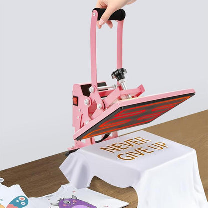 Hand Stamping Machine T-Shirt Clothes Heat Transfer, Size: 23x30cm, US Plug, POD Machine US Plug