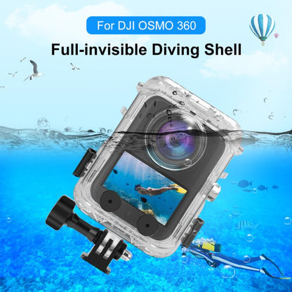 For DJI Osmo 360 PULUZ 40m Depth Waterproof Camera Case Diving Housing Underwater Cover, For DJI Osmo 360