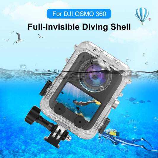 For DJI Osmo 360 PULUZ 40m Depth Waterproof Camera Case Diving Housing Underwater Cover, For DJI Osmo 360
