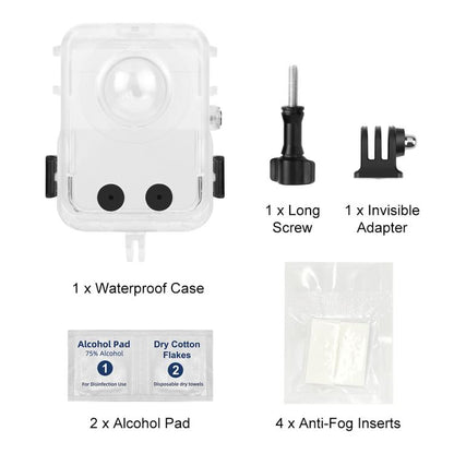 For DJI Osmo 360 PULUZ 40m Depth Waterproof Camera Case Diving Housing Underwater Cover, For DJI Osmo 360