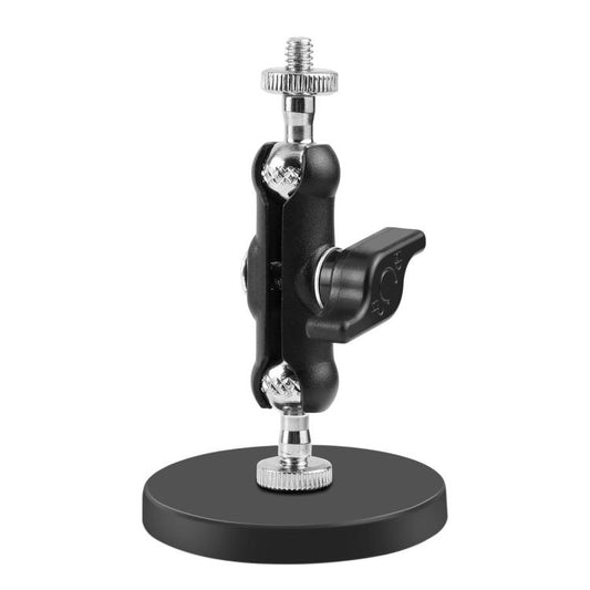 Support de fixation à clip de style pois magnétique PULUZ avec adaptateur de fixation et vis longue, Clip de style pois magnétique