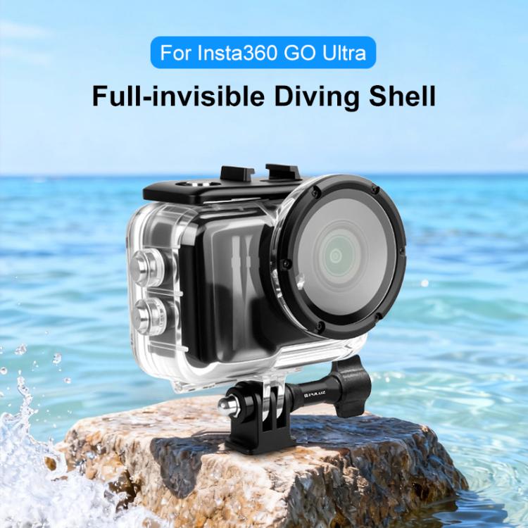 Pour étui étanche PULUZ 50 m pour caméra Insta360 GO Ultra, pour Insta360 GO Ultra