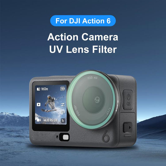 Filtro de lente UV PULUZ para cámara de acción DJI Osmo Action 6, UV