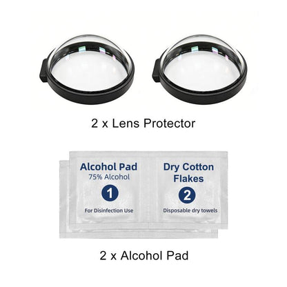 For GoPro MAX2 PULUZ Optical Tempered Glass Lens Guard Protective Cover, Glass Lens Guard