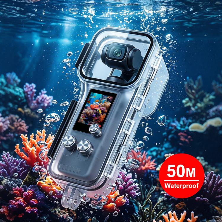 Pour Caméra Gimbal DJI Osmo Pocket 4 Boîtier Étanche de Plongée 50m