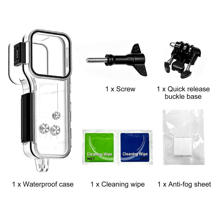 Pour Caméra Gimbal DJI Osmo Pocket 4 Boîtier Étanche de Plongée 50m