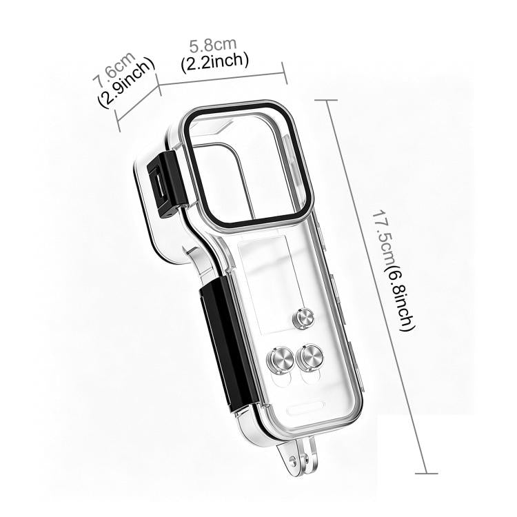 Pour Caméra Gimbal DJI Osmo Pocket 4 Boîtier Étanche de Plongée 50m
