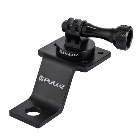 Support de fixation de moto en alliage d'aluminium PULUZ avec adaptateur trépied et vis pour GoPro, Insta360, DJI et autres caméras d'action, Fixation 2 (Noir), Fixation 2 (Argent), Fixation 2 (Rouge), Fixation 2 (Bleu), Fixation 2 (Or)