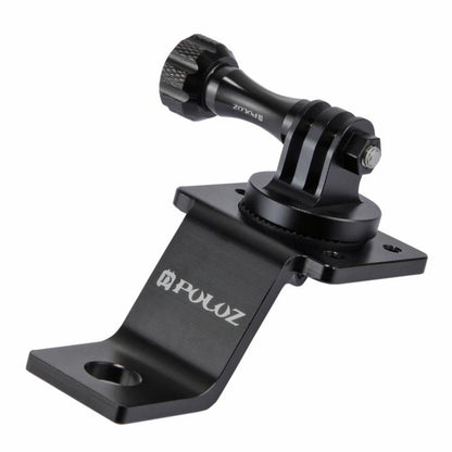 PULUZ Aluminum Alloy Motorcycle Fixed Holder Mount with Tripod Adapter & Screw for GoPro, Insta360, DJI and Other Action Cameras