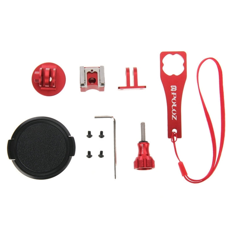 PULUZ Housing Shell CNC Aluminum Alloy Protective Cage Kit with Metal Wrench & Lens Cap & Screw & Tripod Adapter for GoPro HERO5 Session /HERO4 Session /HERO Session, For HERO5 Session UK Stock, For HERO5 Session US Stock, For HERO5 Session            ...