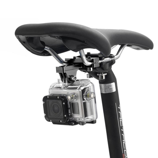 PULUZ Aluminium Alloy Bike Seat Cushion Mount for for GoPro, Insta360, DJI and Other Action Cameras