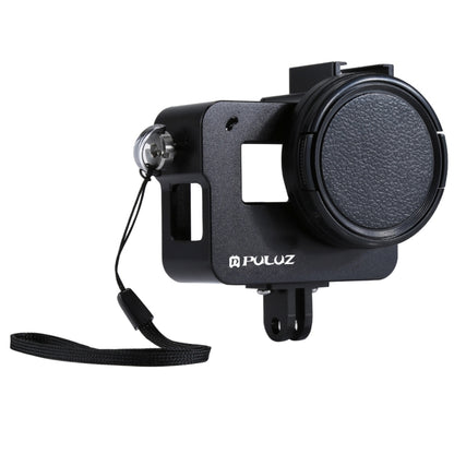 PULUZ Housing Shell CNC Aluminum Alloy Protective Cage with Insurance Frame & 52mm UV Lens for GoPro HERO(2018) /7 Black /6 /5, For HERO6 /5 Pull Frame US Stock, For HERO6 /5 Pull Frame AE Stock, For HERO6 /5 Pull Frame UK Stock, For HERO6 /5 Pull Fram...