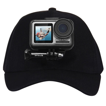 PULUZ Baseball Hat with J-Hook Buckle Mount & Screw for GoPro, DJI OSMO Action and Other Action Cameras, Baseball Hat Black Color, Baseball Hat Red Color, Baseball Hat Dark Blue Color, Baseball Hat Black (US Stock), Baseball Hat Red (US Stock)         ...