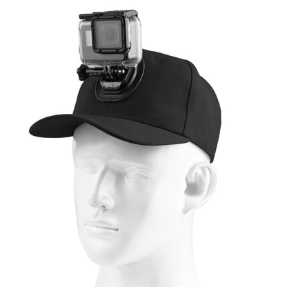 PULUZ Baseball Hat with J-Hook Buckle Mount & Screw for GoPro, DJI OSMO Action and Other Action Cameras, Baseball Hat Black Color, Baseball Hat Red Color, Baseball Hat Dark Blue Color, Baseball Hat Black (US Stock), Baseball Hat Red (US Stock)         ...