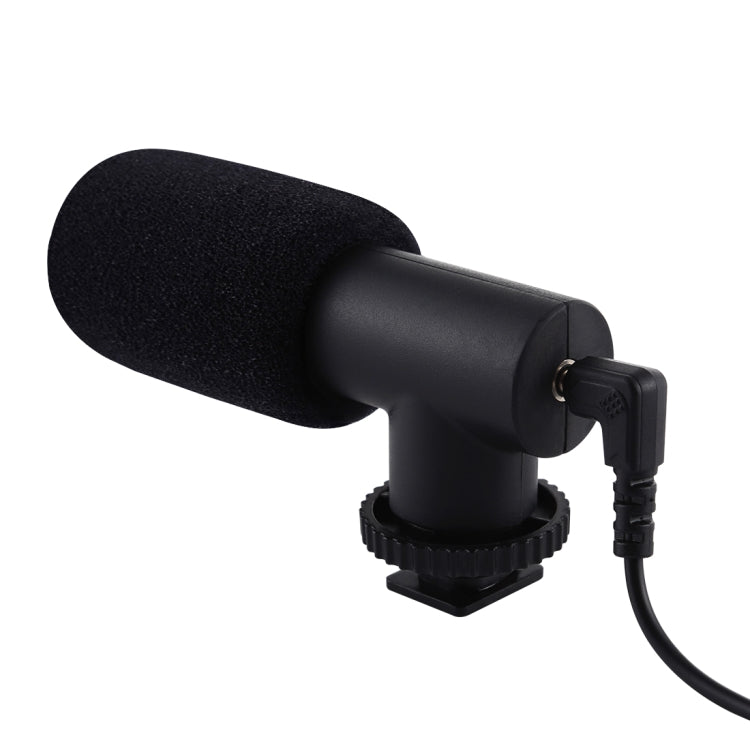 PULUZ 3.5mm Audio Stereo Recording Vlogging Professional Interview Microphone for DSLR & DV Camcorder, Smartphones, Mini Microphone(AE), Mini Microphone