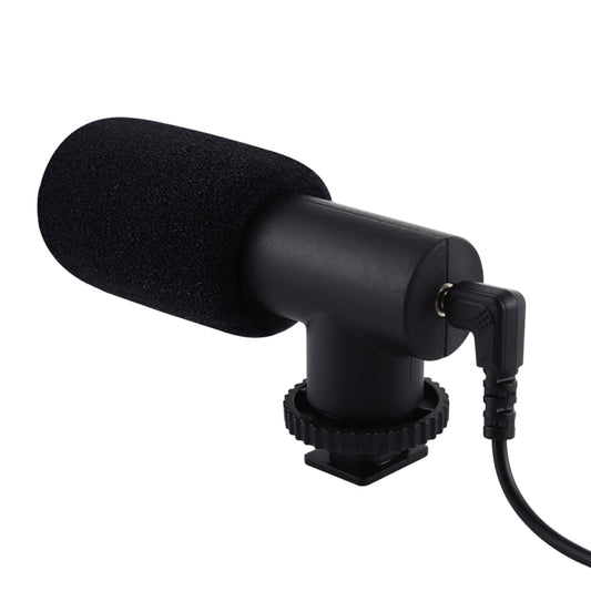 PULUZ 3.5mm Audio Stereo Recording Vlogging Professional Interview Microphone for DSLR & DV Camcorder, Smartphones, Mini Microphone(AE), Mini Microphone