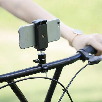 PULUZ Bike Aluminum Handlebar Tripod Ball Head Adapter Mount for DJI, Insta360, GoPro and Other Action Cameras, Ball Head Mount(AE), Ball Head Mount