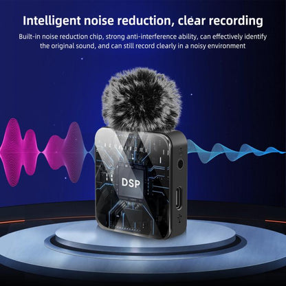 PULUZ 4 TX + 1 RX Wireless Lavalier Microphone, Type-C 4 TX + 1 RX