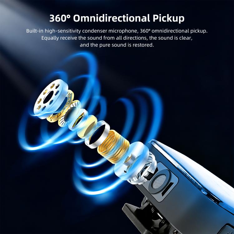 PULUZ 4 TX + 1 RX Wireless Lavalier Microphone, Type-C 4 TX + 1 RX