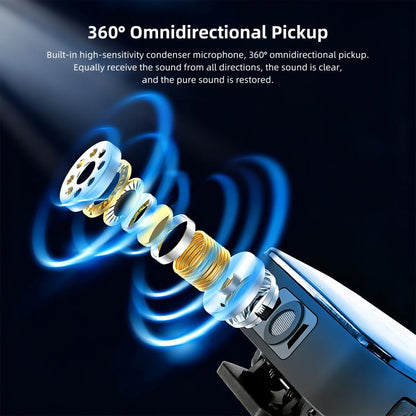 PULUZ 4 TX + 1 RX Wireless Lavalier Microphone, Type-C 4 TX + 1 RX