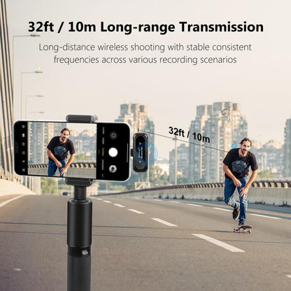 PULUZ 4 TX + 1 RX Wireless Lavalier Microphone, Type-C 4 TX + 1 RX