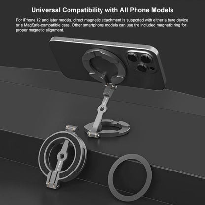 MagSafe Dual-Head Magnetic Folding Phone Holder Bracket, Dual-Head Magnetic Bracket