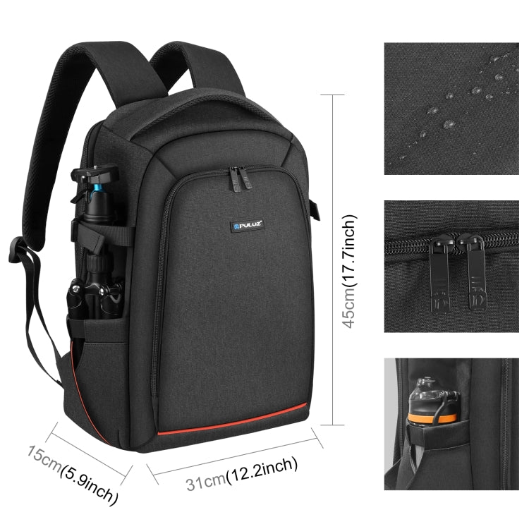 Sac à dos portable et étanche PULUZ pour stabilisateur portable PTZ et appareil photo, avec housse de pluie, pour appareil photo numérique, DJI Ronin-SC / Ronin-S, sac pour appareil photo (noir RU), sac pour appareil photo (noir)