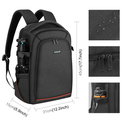Sac à dos portable et étanche PULUZ pour stabilisateur portable PTZ et appareil photo, avec housse de pluie, pour appareil photo numérique, DJI Ronin-SC / Ronin-S, sac pour appareil photo (noir RU), sac pour appareil photo (noir)