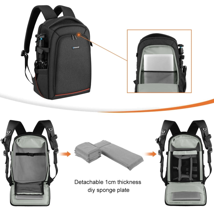 Sac à dos portable et étanche PULUZ pour stabilisateur portable PTZ et appareil photo, avec housse de pluie, pour appareil photo numérique, DJI Ronin-SC / Ronin-S, sac pour appareil photo (noir RU), sac pour appareil photo (noir)
