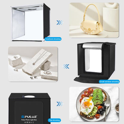 PULUZ 40cm Folding Portable White Light Dimmable Photo Lighting Studio Shooting Tent Box Kit with 6 Colors (Black, Orange, White, Red, Green, Blue) Backdrops, 40cm Box(UK/AE), 40cm Box(US), 40cm Box(UK), 40cm Box(EU), 40cm Box(AU)