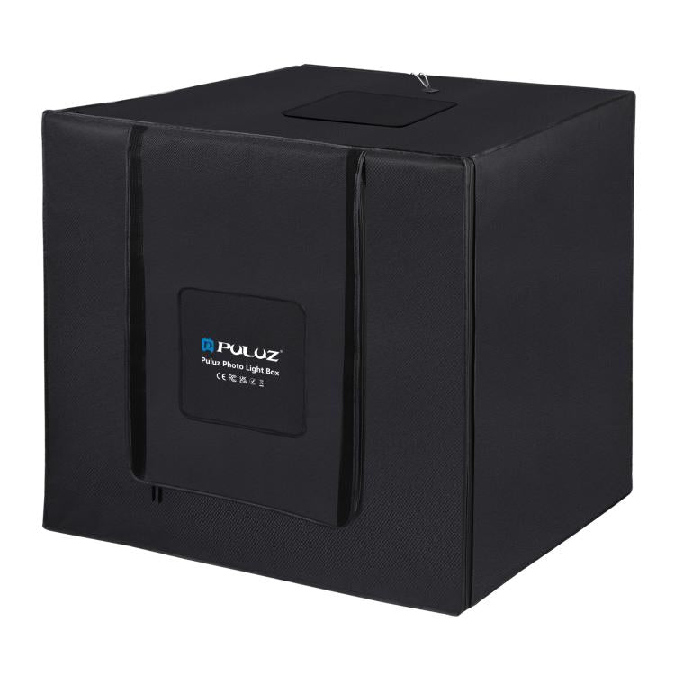 PULUZ 80cm Tente de Studio Photo Pliable et Portable 90W 14000LM Lumière Blanche IRC Élevé avec 3 Fonds de Couleurs Noir, Blanc, Orange