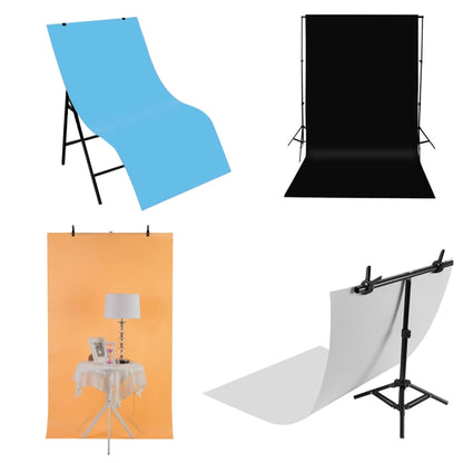 PULUZ Kits de papier PVC pour fond de photographie pour boîte de tente de studio, taille : 121 cm x 58 cm, toile de fond 60 cm (bleue), toile de fond 60 cm (rouge), toile de fond 60 cm (noire), toile de fond 60 cm (blanche)