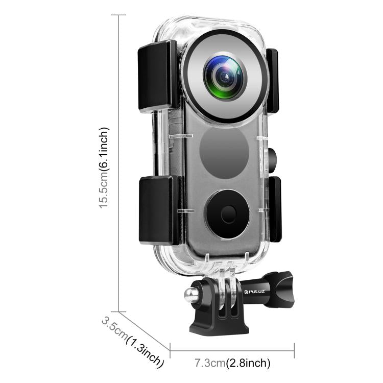 PULUZ 30m Underwater Waterproof Housing Case for Insta360 ONE X2, Underwater Case For Insta360 ONE X2