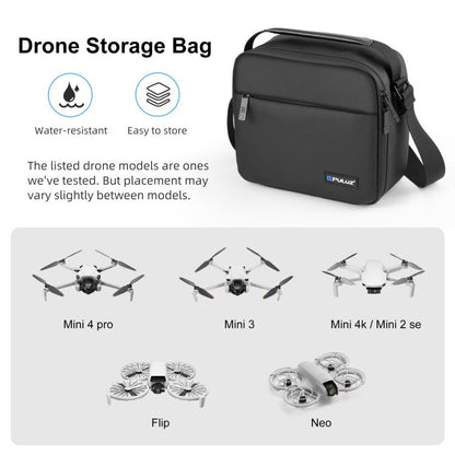 PULUZ Portable Carry Bag Single Shoulder Storage Bag for DJI Mini Series Drone / DJI Osmo Pocket Series