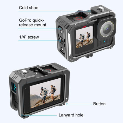 For GoPro HERO13 Black /12 Black /11 Black /10 Black /9 Black PULUZ Metal Camera Cage, For GoPro HERO13 Black /12 Black /11 Black /10 Black /9 Black