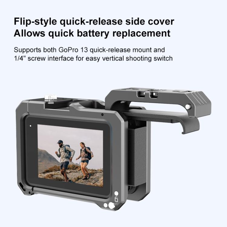 For GoPro HERO13 Black /12 Black /11 Black /10 Black /9 Black PULUZ Metal Camera Cage, For GoPro HERO13 Black /12 Black /11 Black /10 Black /9 Black