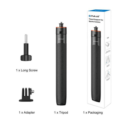 PULUZ 1.3m Action Camera Selfie Stick Tripod Vlog Live Streaming Holder, 1.4m Action Camera Tripod