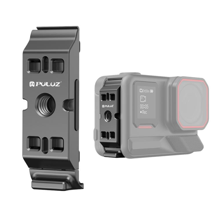 PULUZ ACE / AC Cache latéral d'interface de batterie en alliage d'aluminium pour Insta360 Ace Pro 2, pour port Insta360 Ace Pro 2 ACE/AC