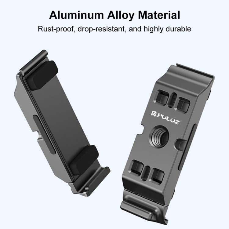 PULUZ ACE / AC Cache latéral d'interface de batterie en alliage d'aluminium pour Insta360 Ace Pro 2, pour port Insta360 Ace Pro 2 ACE/AC