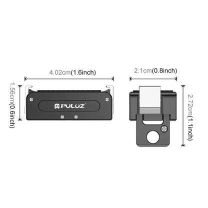 Pour support de base magnétique à dégagement rapide en métal PULUZ pour DJI Osmo Action 5 Pro, pour DJI Osmo Action 5 Pro