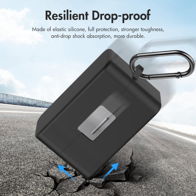 For DJI Mic Mini PULUZ Charging Case Silicone Scratch-proof Protective Cover