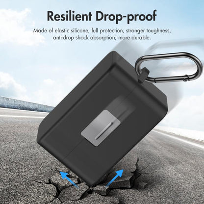For DJI Mic Mini PULUZ Charging Case Silicone Scratch-proof Protective Cover