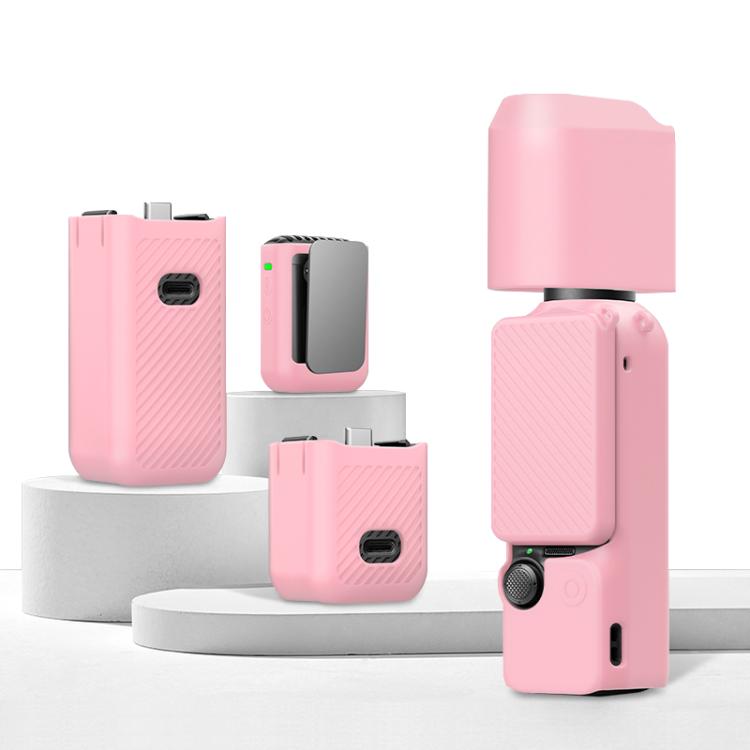 Pour DJI OSMO Pocket 3 PULUZ 6 en 1 Cache en silicone TPU pour objectif, poignée et écran